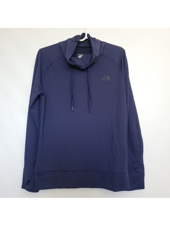 The North Face Tops - THE NORTH FACE FLASHDRY FUNNEL NECK LONG SLEEVE BLUE WOMENS ( M )